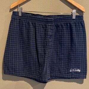 NFL Seattle Seahawks Plaid Boxers